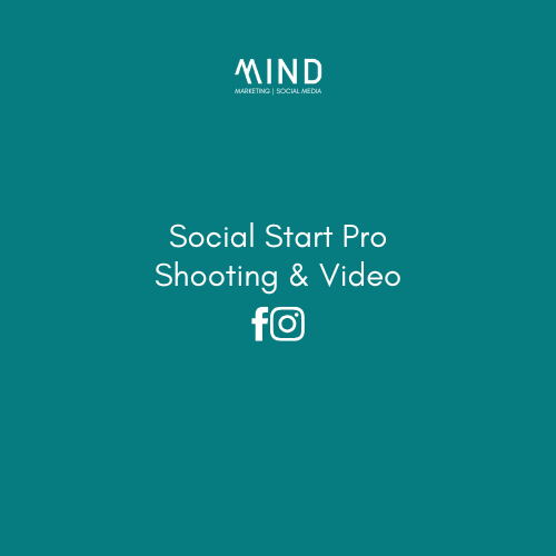 Social Start Pro – 8 Contenuti + Shooting & Video (Facebook - Instagram)