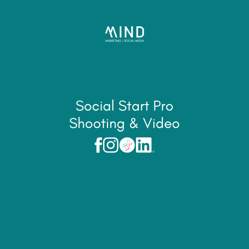 Social Start Pro – 8 Contenuti + Shooting & Video (Facebook - Instagram - TikTok o Linkedin)